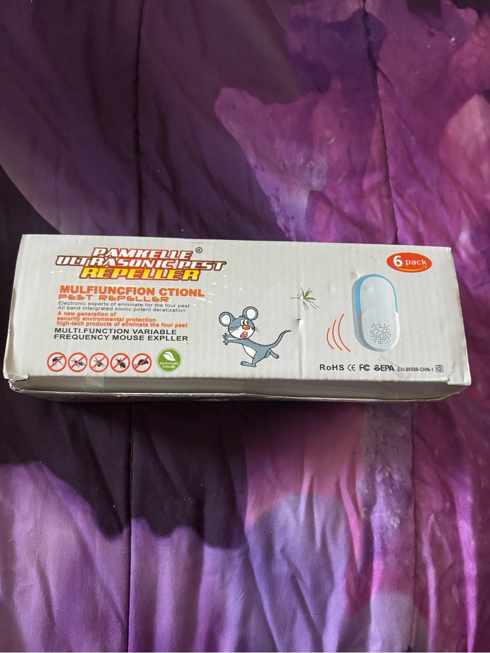 Ultrasonic Pest Repeller 6-Pack - White